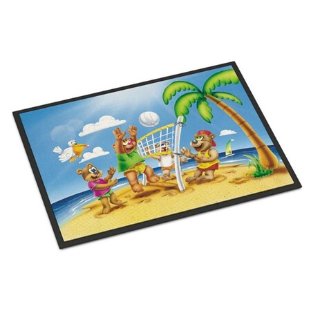 Carolines Treasures Bears Playing Volleyball Indoor or Outdoor Mat, 24 x 36 in. APH0373JMAT